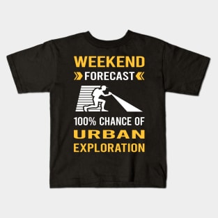 Weekend Forecast Urban Exploration Kids T-Shirt